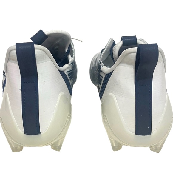 [GZ6912] Adidas Mens Adizero Cleats “White Team Navy Blue” Football Cleats - Picture 6 of 6